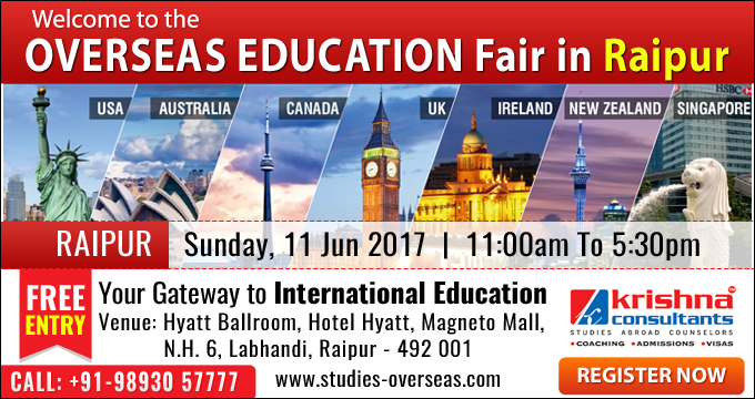 Overseas Education Fair Raipur - Krishna Consultants, Raipur, Chhattisgarh, India
