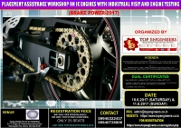 Placement Assistance Workshop on IC Engines with Industrial Visit and Engine Testing (BRAKE POWER-2017)