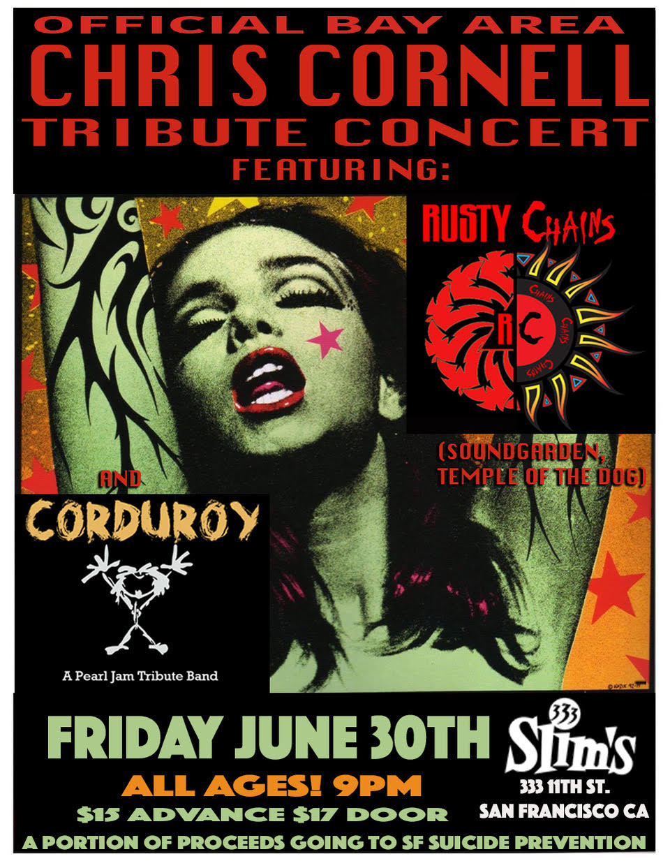 Official Bay Area Chris Cornell Tribute Concert, San Francisco, California, United States