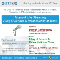 Facebook Live Streaming on 'Filing of Returns & Reconciliation of Taxes.