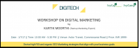 Digital Marketing Workshop For Startups – "Digitech" By Karthik Moorthi