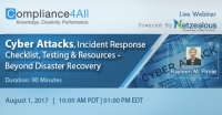 Cyber Attacks, Beyond Disaster Recovery - 2017