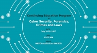 Continuing Education Program on Cyber Security, Forensics, Crimes and Laws