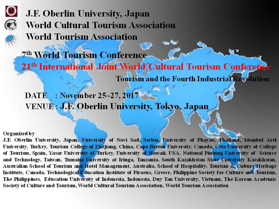 21th International Joint World Cultural Tourism Conference, Machida, Kansai, Japan