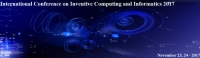 IEEE International Conference on Inventive Computing and Informatics 2017
