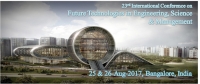 23rd International Conference on Future Technologies in Engineering, Science & Management