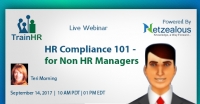 HR Compliance 101 - for Non HR Managers