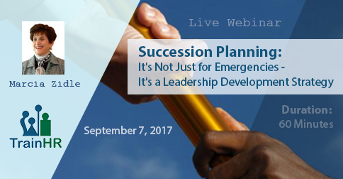 Succession Planning: It's Not Just for Emergencies - It's a Leadership Development Strategy, Fremont, California, United States