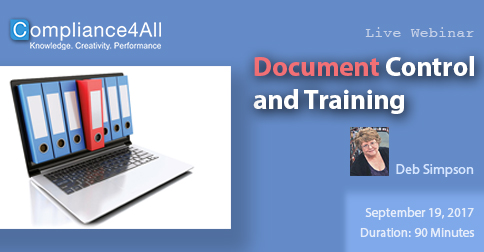 Document Control and Training - 2017, Fremont, California, United States