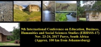 9th International Conference on Education, Business, Humanities and Social Sciences Studies (EBHSSS-17)