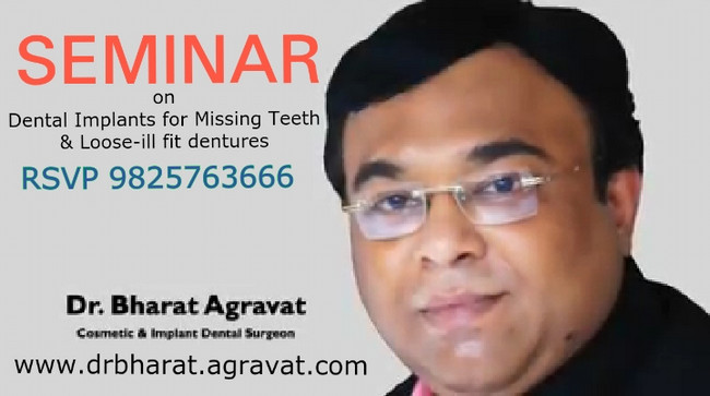 Public Seminar on Dental implants for Missing Teeth & Loose ill Fitting Denture, Ahmedabad, Gujarat, India