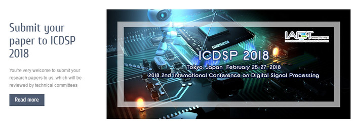 ACM--2018 2nd International Conference on Digital Signal Processing (ICDSP 2018), Tokyo, Japan