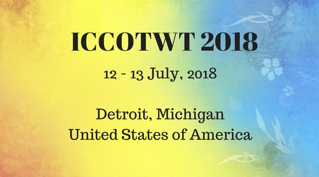 Third International Conference on Cloud of Things and Wearable Technologies 2018, Detroit, Michigan, United States