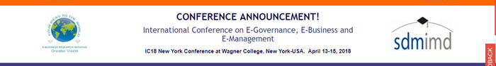 International Conference on E-Governance, E-Business and E-Management, New York, United States