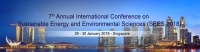7th Annual International Conference on Sustainable Energy and Environmental Sciences – SEES 2018