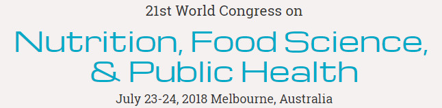 21st World Congress on Nutrition, Food Science,  & Public Health, Melbourne, Victoria, Australia