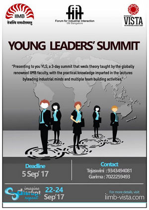 Young Leaders' Summit - Vista 2017, Bangalore, Karnataka, India
