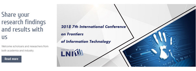 2018 7th International Conference on Frontiers of Information Technology (ICFIT 2018)--EI Compendex, Scopus, Paris, France