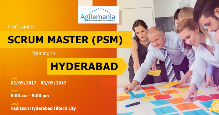 Professional Scrum Master (PSM) Training in Hyderabad, Hyderabad, Telangana, India