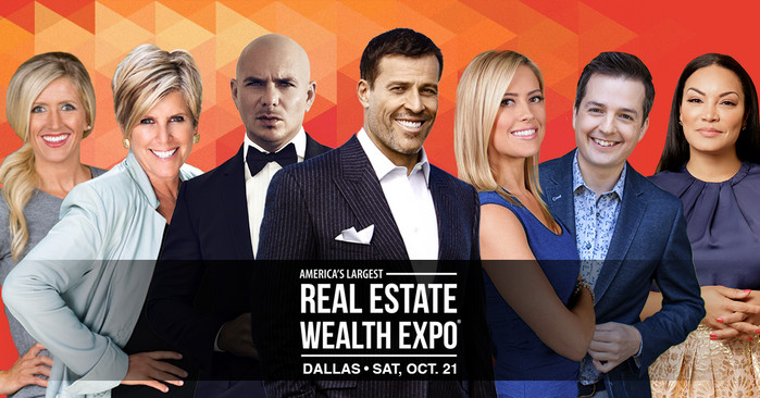 Real Estate Wealth Expo Featuring Tony Robbins, Jerry Jones and Special Performance by Pitbull, Dallas, Texas, United States