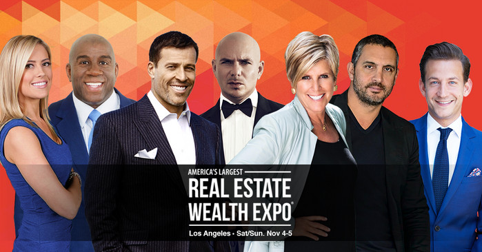 Real Estate Wealth Expo featuring Tony Robbins and Special Performance by Pitbull, Los Angeles, California, United States
