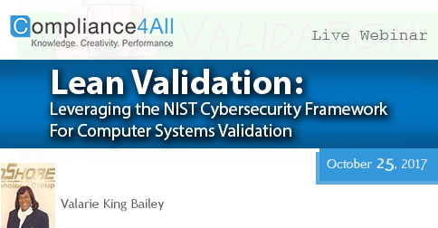 NIST Cybersecurity Framework For Computer Systems Validation, Fremont, California, United States