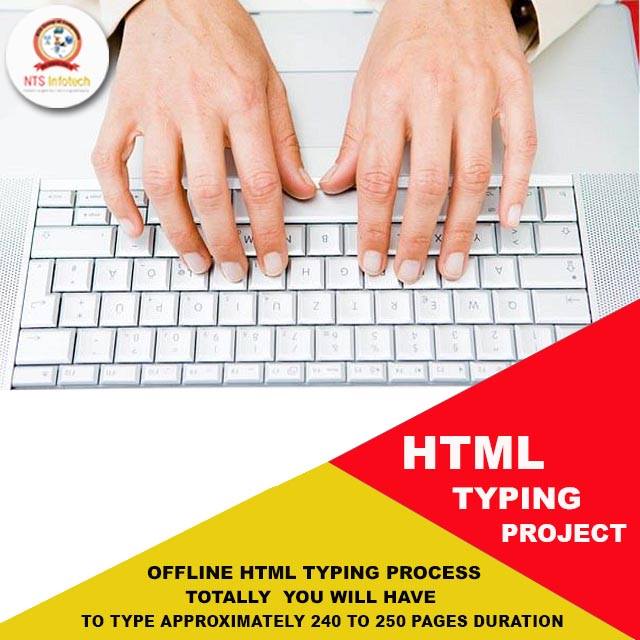 Nts Infotech HTML Typing Project, Chennai, Tamil Nadu, India