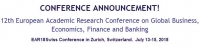 12th European Academic Research Conference on Global Business,  Economics, Finance and Banking