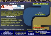 Skill Development Workshop on Python Programming (PROGRAMMING-2017)