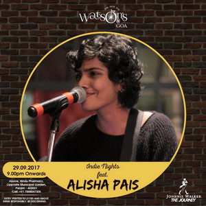 Indie Nights Feat. Alisha Pais at Watson’s, Panjim, Goa, India