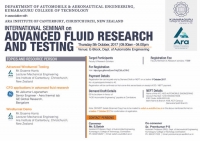 International Seminar on Advanced Fluid Research and Testing