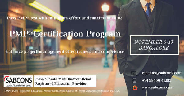 PMP Certification Training Program, Bangalore, Karnataka, India
