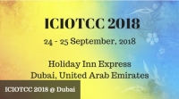 Third International Conference on Internet of Things and Cloud Computing 2018
