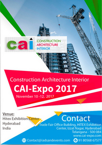 Construction Architecture Interior Expo – Hyderabad 2017, Hyderabad, Telangana, India