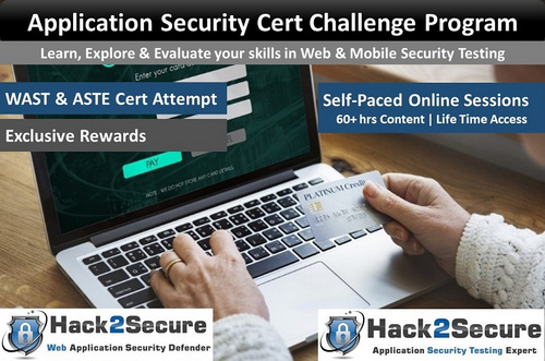 Online Application Security Certificate Challenge Program, Bangalore, Karnataka, India