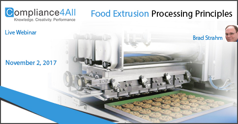 Principles of Food Extrusion Processing, Fremont, California, United States