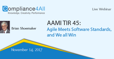 Agile Meets Software Standards, and We all Win, Fremont, California, United States