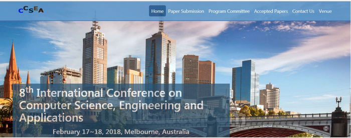 8th International Conference on Computer Science, Engineering and Applications (CCSEA 2018), Melbourne, Victoria, Australia