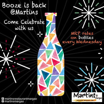 MRP Bottle Nights at Martin’s Restaurant, Margao, Goa, India