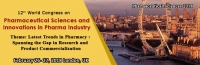 12th World Congress on  Pharmaceutical Sciences & Innovations in Pharma Industry