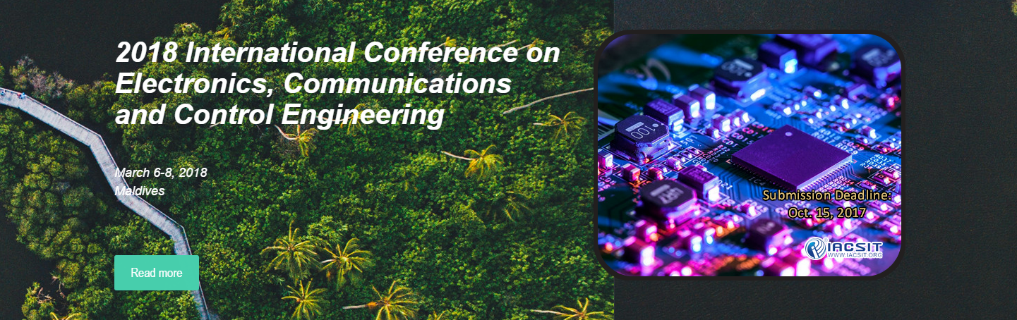 2018 International Conference on Electronics, Communications and Control Engineering (ICECC 2018), Avid College, Maldives