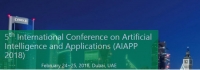 5th International Conference on Artificial Intelligence and Applications (AIAPP 2018)