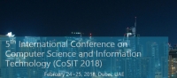 5th International Conference on Computer Science and Information Technology (CoSIT 2018)