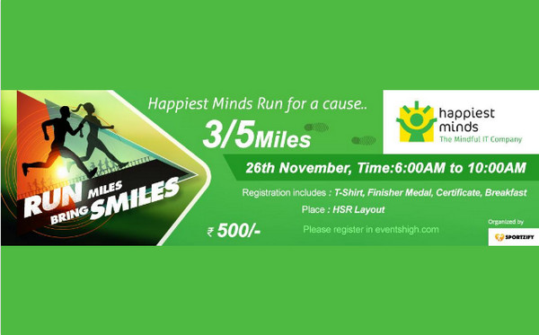 Happiest Minds Run Bangalore 26th Nov 2017, Bangalore, Karnataka, India