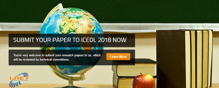 2018 2nd International Conference on Education and Distance Learning (ICEDL 2018), Nice, France