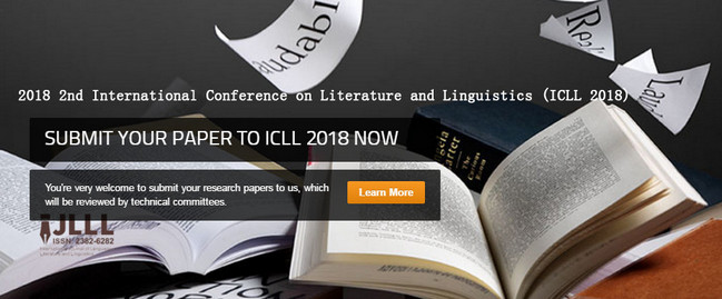 2018 2nd International Conference on Literature and Linguistics (ICLL 2018), Rome, Italy
