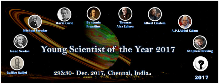 Young Scientist of the Year 2017, Chennai, Tamil Nadu, India