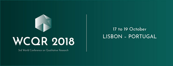 3rd World Conference on Qualitative Research, Lisbon, Lisboa, Portugal