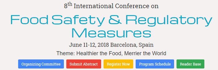 8th International Food Safety and Regulatory Measures, 