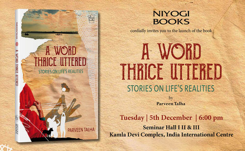 Book Launch of The Word Thrice Uttered | Niyogi Books, Central Delhi, Delhi, India